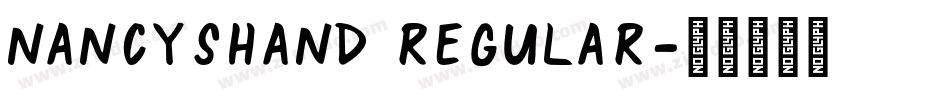 NancysHand Regular字体转换